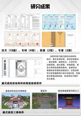 青海藏式建筑彩绘的数字化保护与共享利用关键技术研究与应用取得重要突破 数字文化创意内容应用服务